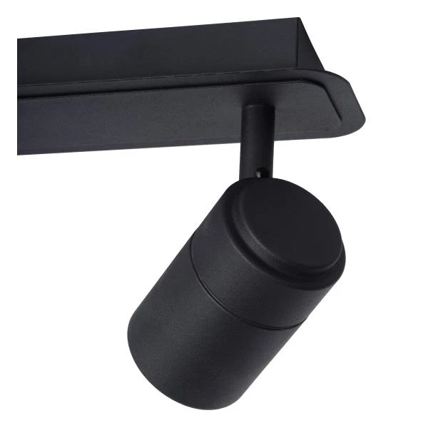 Lucide LENNERT - Deckenstrahler Badezimmer - LED Dim. - GU10 - 2x5W 3000K - IP44 - Schwarz - detail 2
